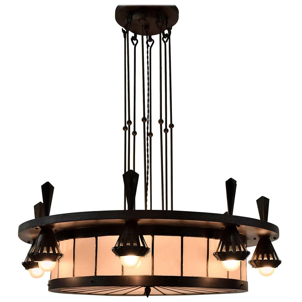 Big Art Deco Chandelier - Lighting