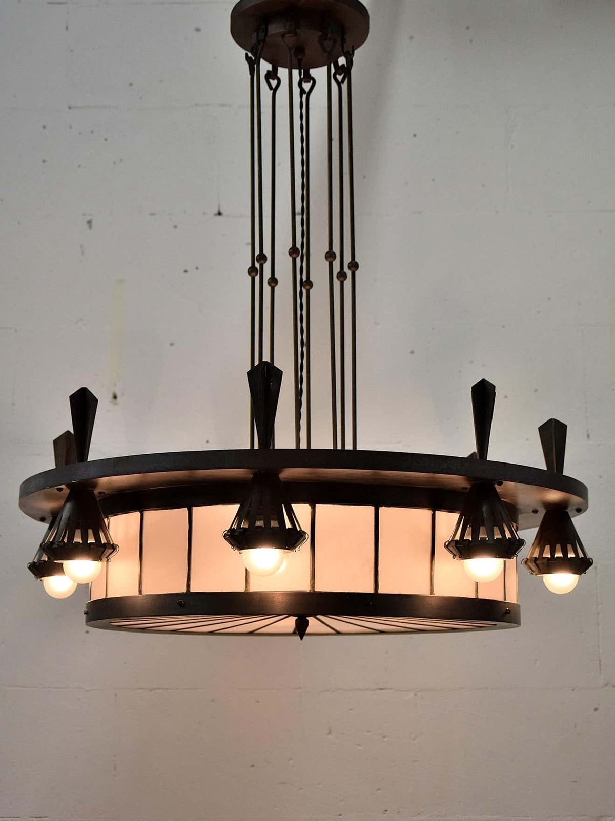 Big Art Deco Chandelier - Lighting