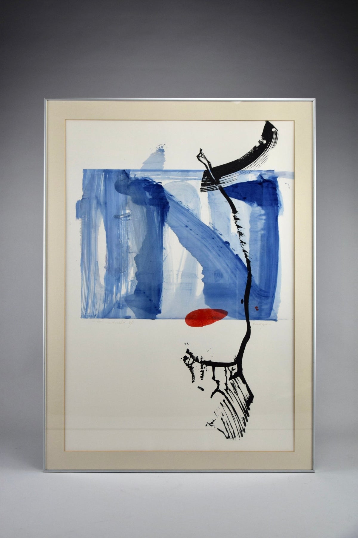 Monotype 1987 painting by Carla Raadsveld