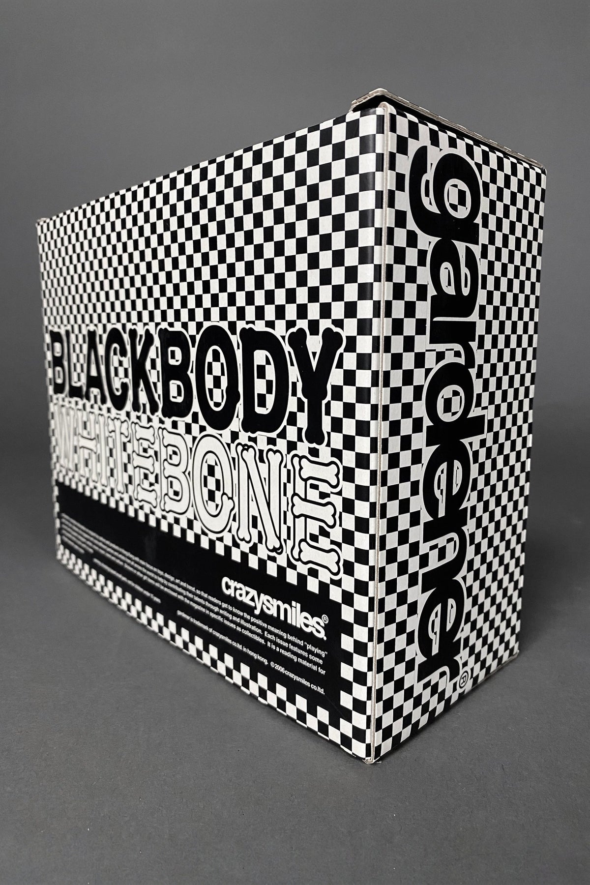 Sealed White Body Black Bone Designer Toy by Michael Lau 2006 - Art Toys