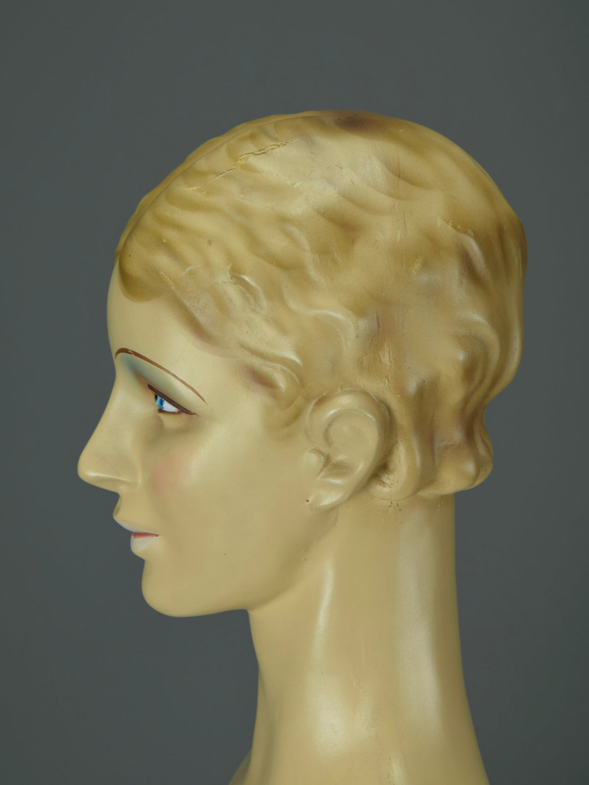 Elegant Spanish art deco jewelry display mannequin 1930 - Decor Sculpture