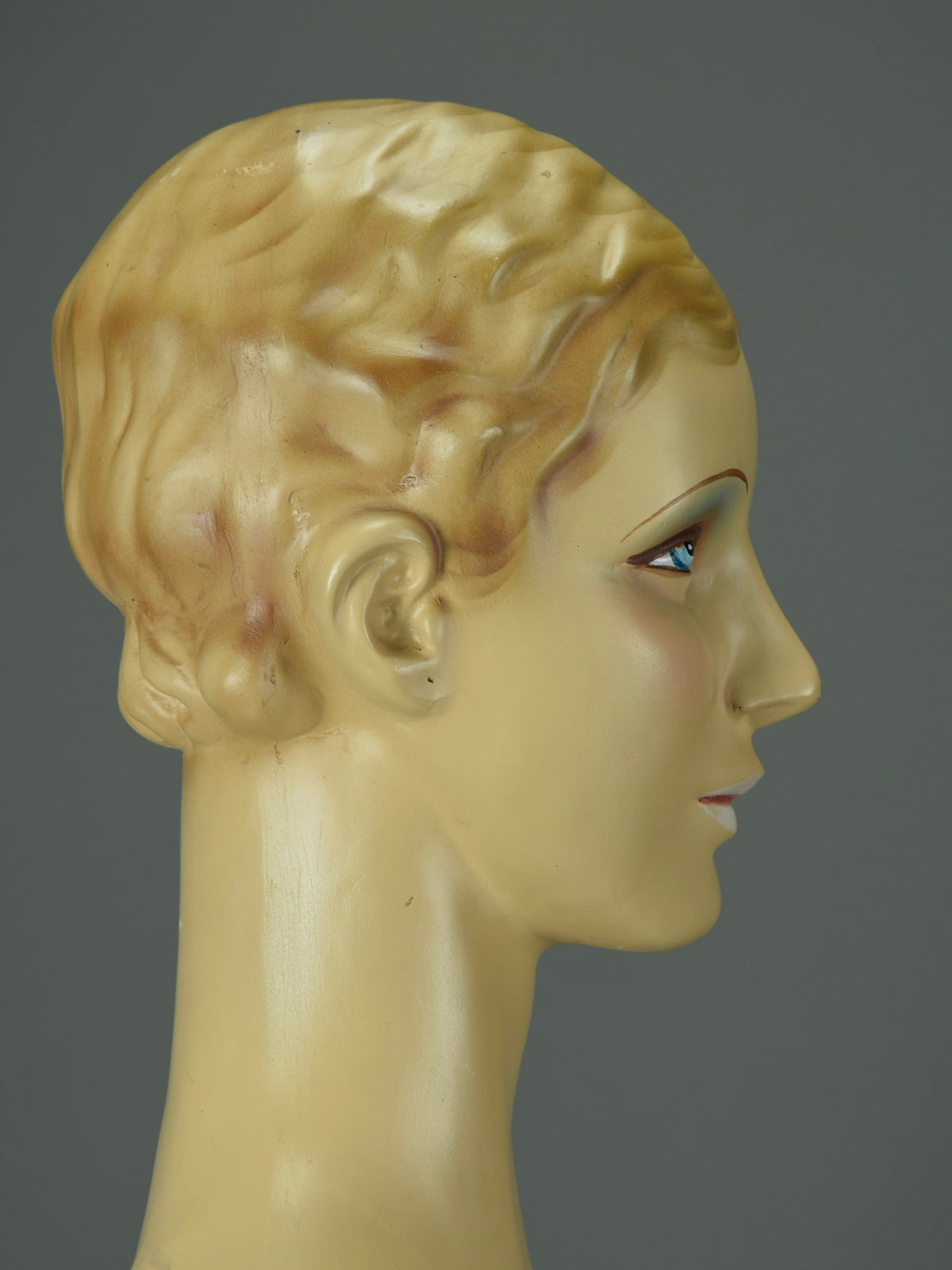 Elegant Spanish art deco jewelry display mannequin 1930 - Decor Sculpture