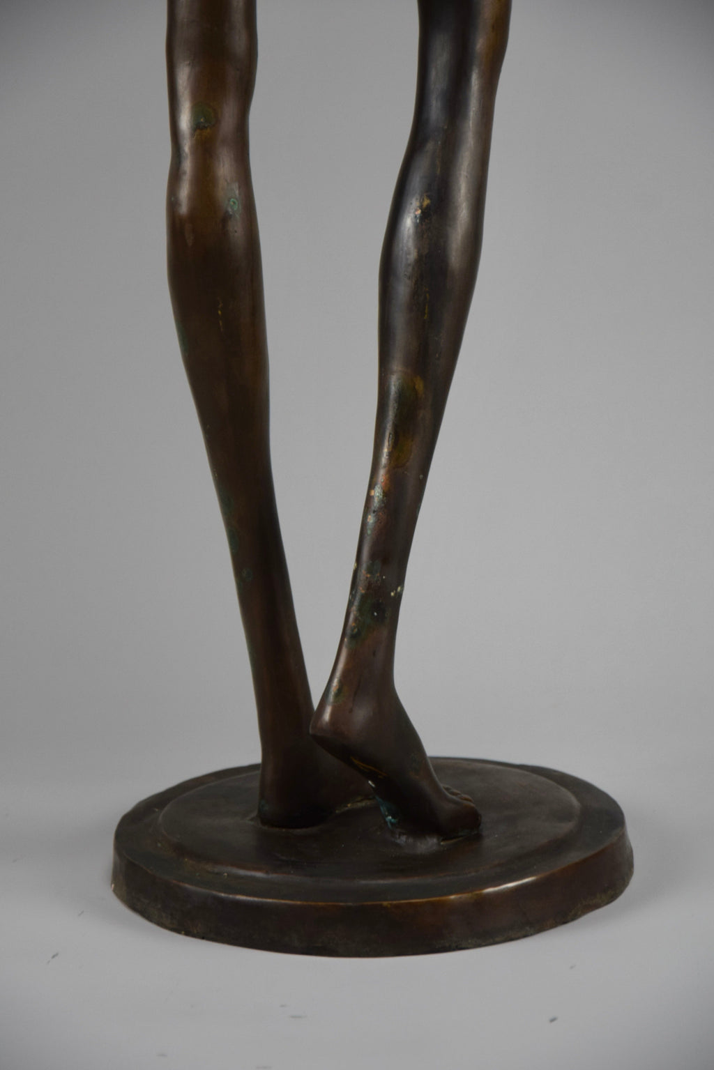 Exquisite brass and copper mid century modern African female sculpture - Art