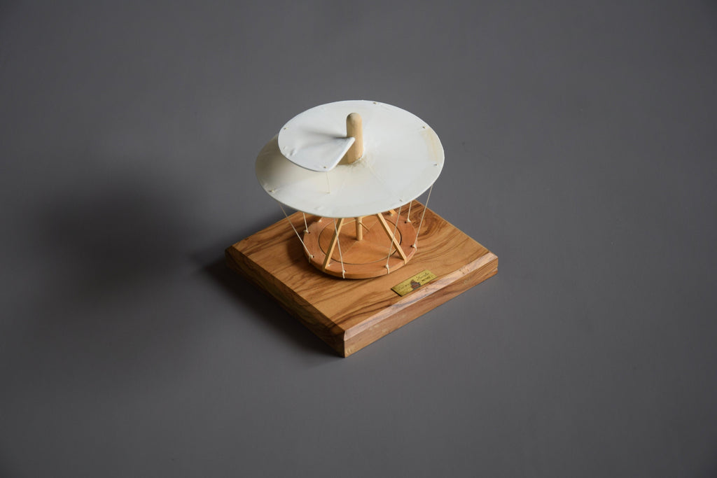 Leonardo da Vinci Helicopter Model by Renown Italian Model Maker Giovanni Sacchi - Decor