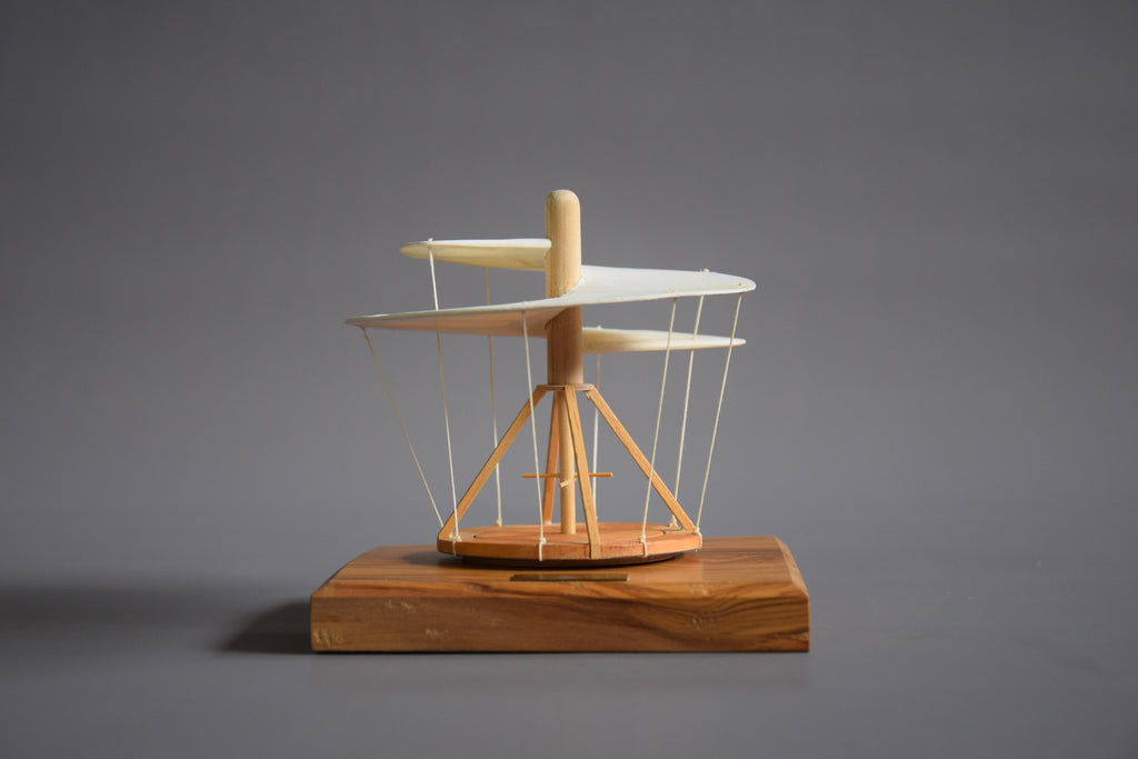 Leonardo da Vinci Helicopter Model by Renown Italian Model Maker Giovanni Sacchi - Decor