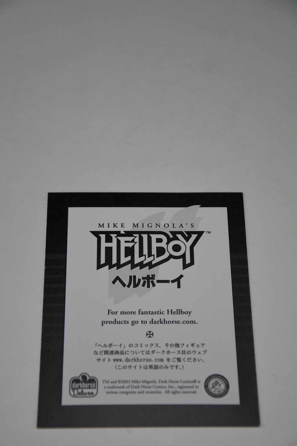 Limited edition designer toy Hell Boy by Mike Mignola and Eric So 2004 No. 217/999 - Art Toys