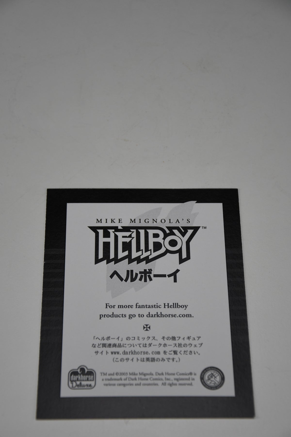 Limited edition designer toy Hell Boy by Mike Mignola and Eric So 2004 No. 217/999 - Art Toys