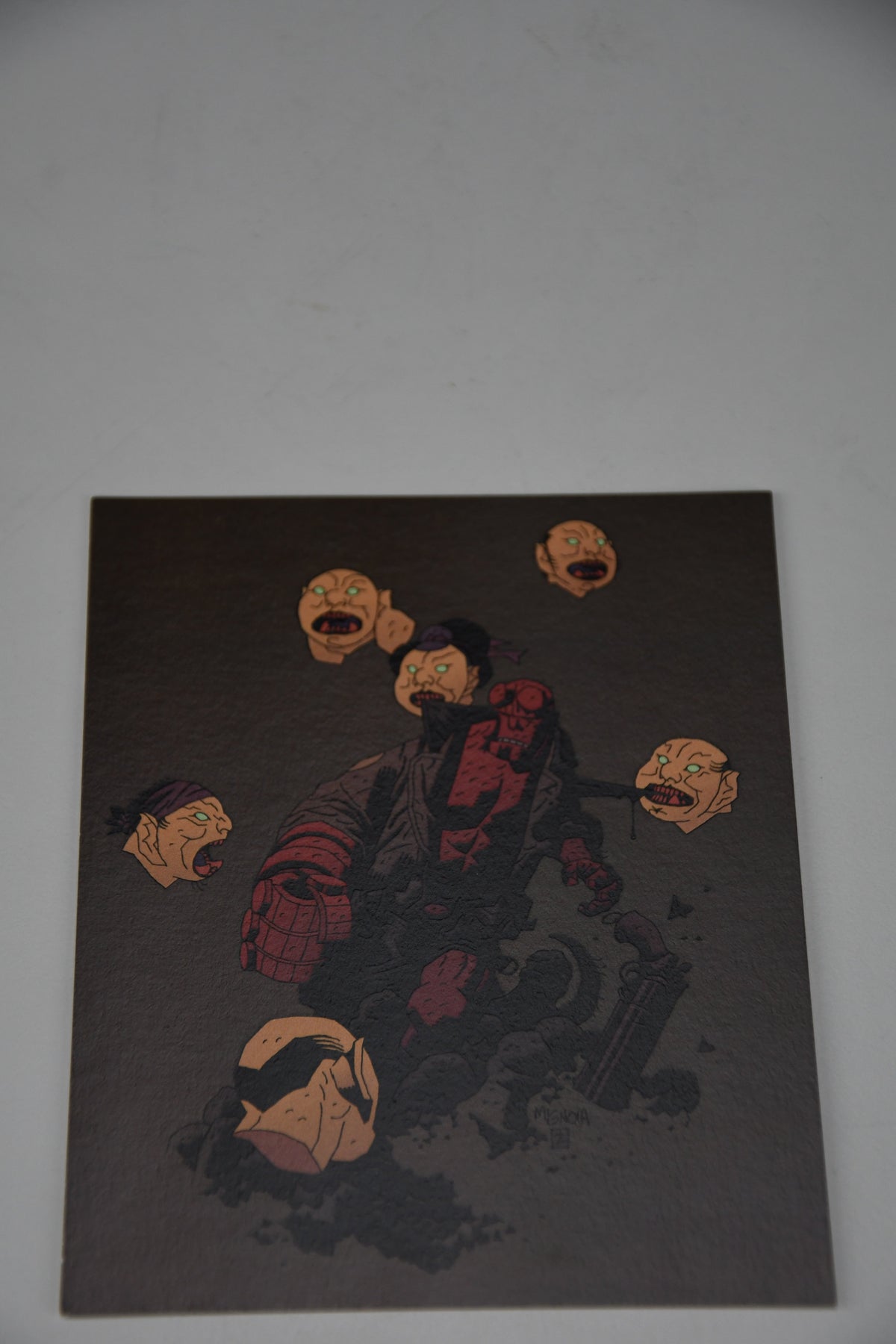 Limited edition designer toy Hell Boy by Mike Mignola and Eric So 2004 No. 217/999 - Art Toys