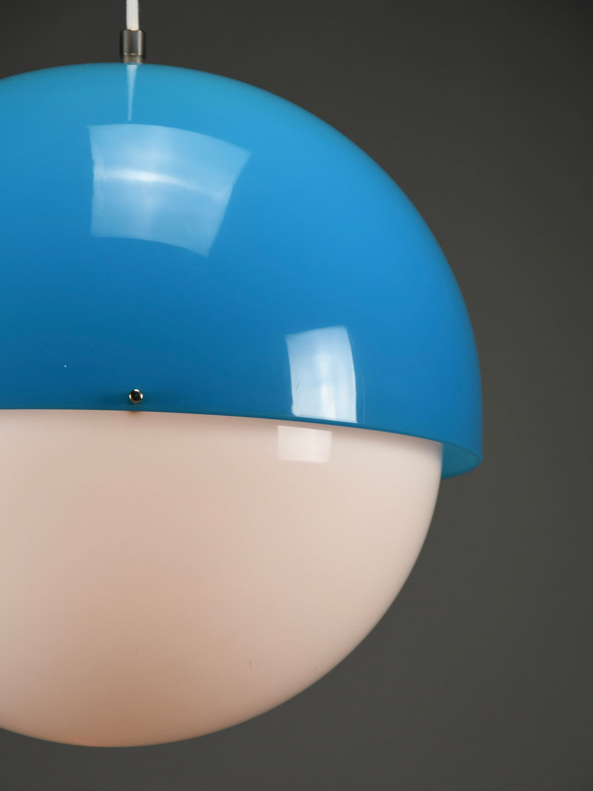 Luigi Bandini Buti model 4021 blue metacrilato pendant lamp for Kartell Italy 1960s - Lighting