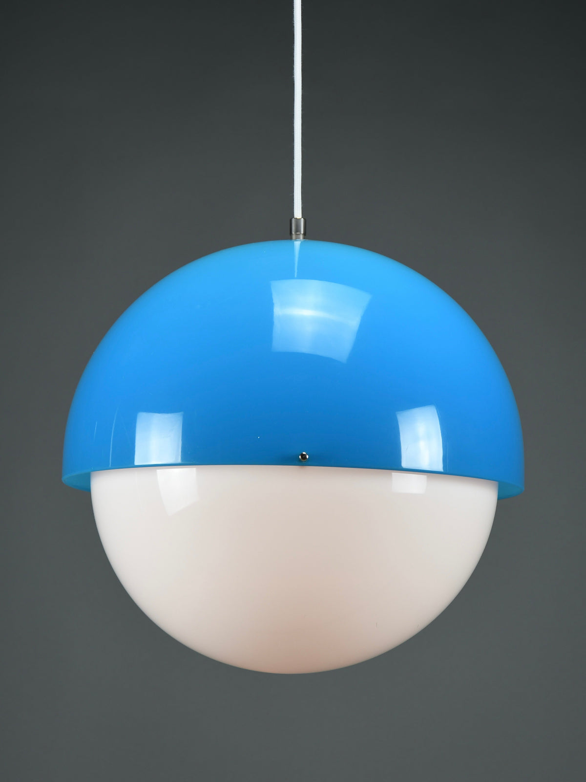 Luigi Bandini Buti model 4021 blue metacrilato pendant lamp for Kartell Italy 1960s - Lighting