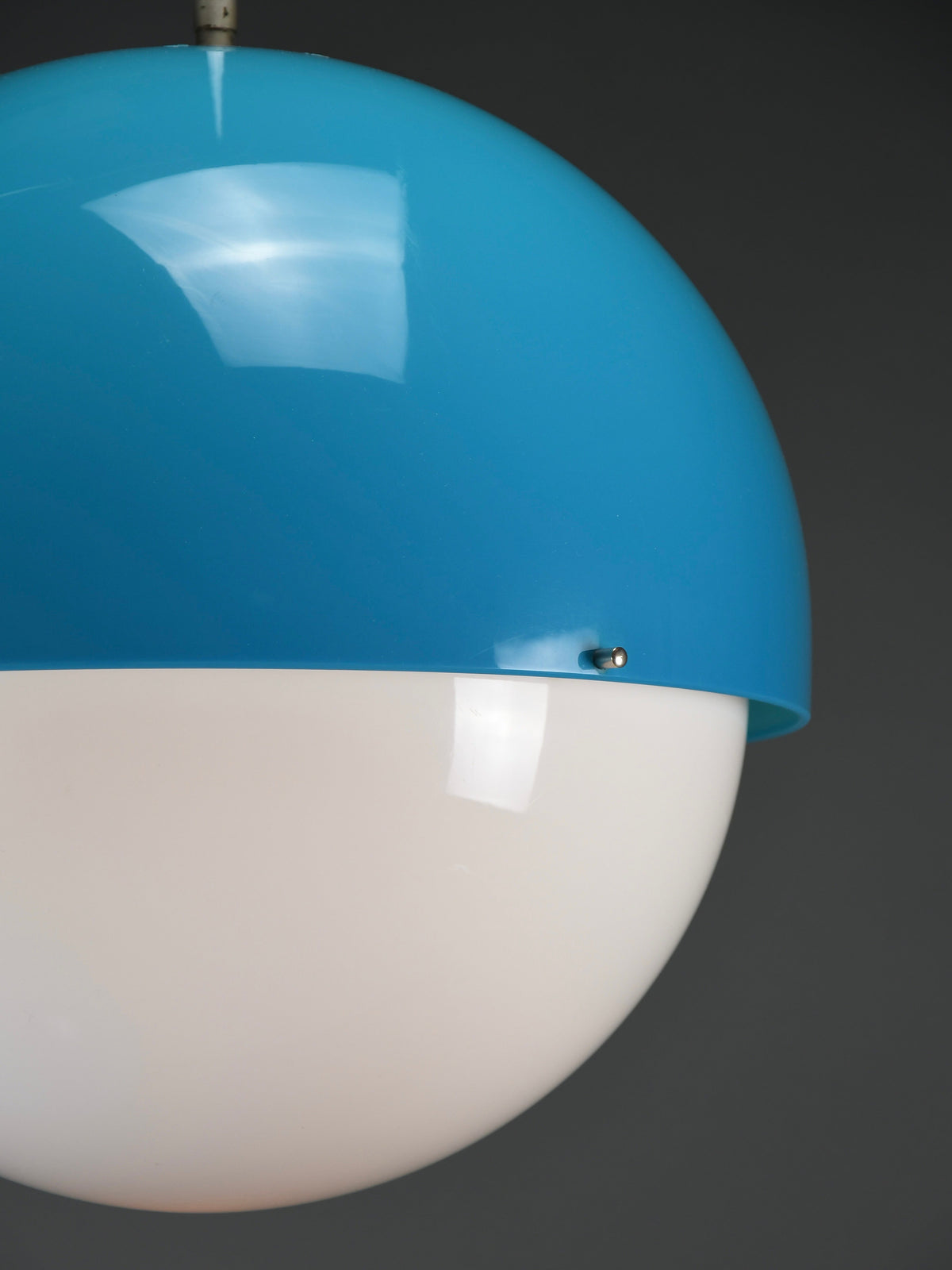 Luigi Bandini Buti model 4021 blue metacrilato pendant lamp for Kartell Italy 1960s - Lighting