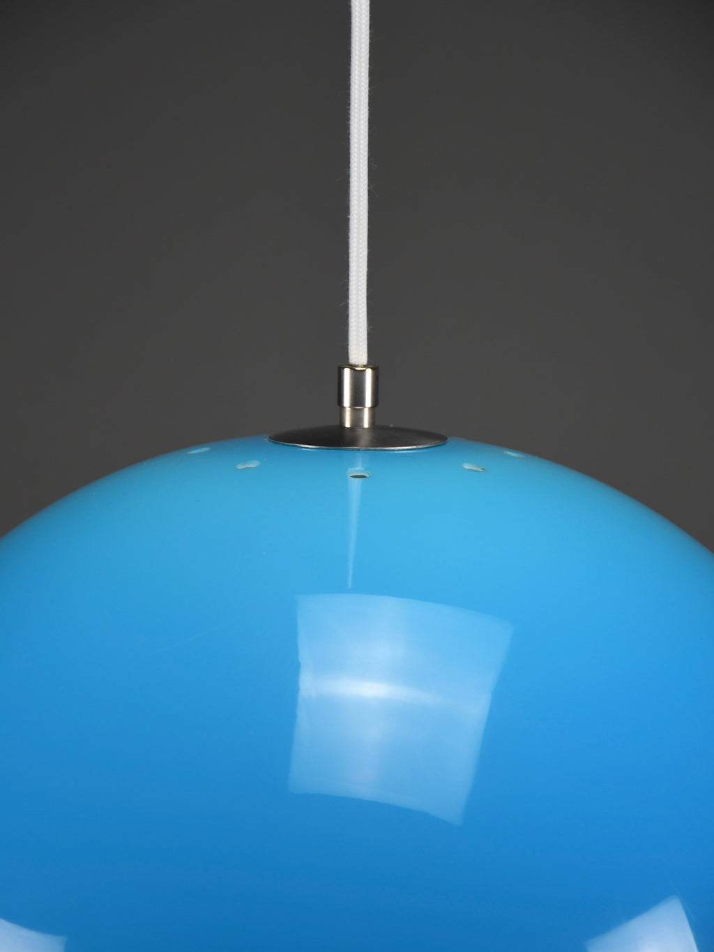 Luigi Bandini Buti model 4021 blue metacrilato pendant lamp for Kartell Italy 1960s - Lighting