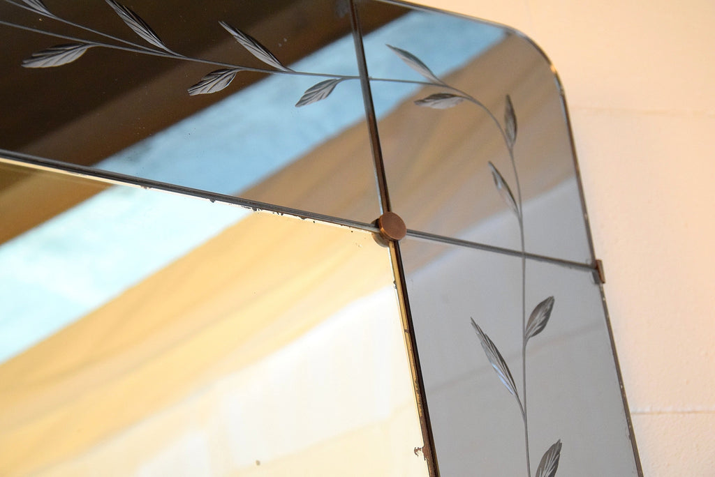 Mid century Italian hallway mirror model 2637 by Pier Luigi Colli for Cristal Art - Decor