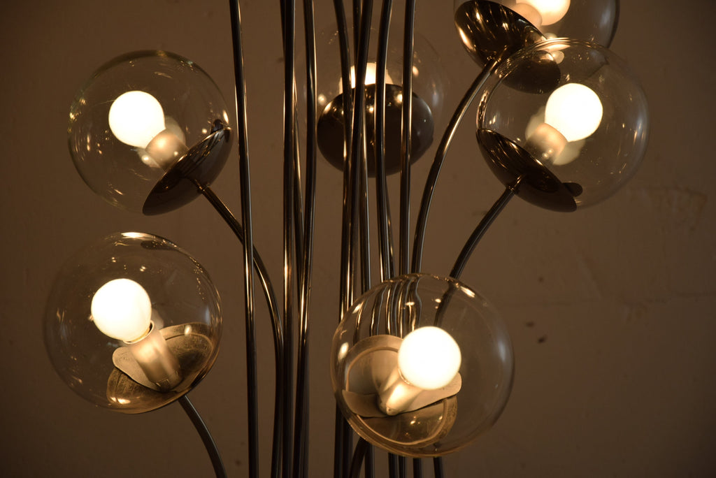 Mid century modern chrome Italian floor lamp - Lighting