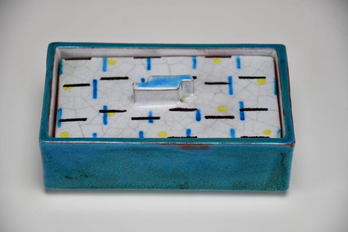 Rare Bauhaus Ceramic ’Zuckerdose’ by Uffrecht & Co. Neuhaldensleben Germany - Collectibles