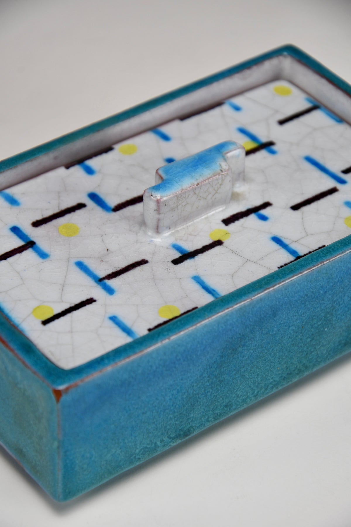 Rare Bauhaus Ceramic ’Zuckerdose’ by Uffrecht & Co. Neuhaldensleben Germany - Collectibles