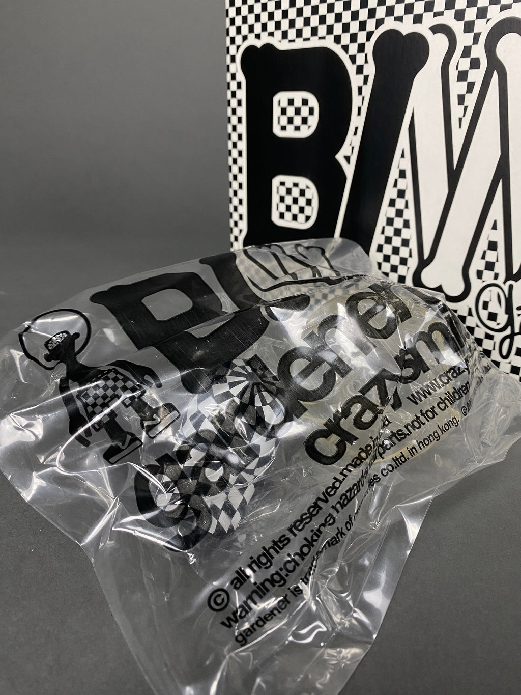 Sealed White Body Black Bone Designer Toy by Michael Lau 2006 - Art Toys
