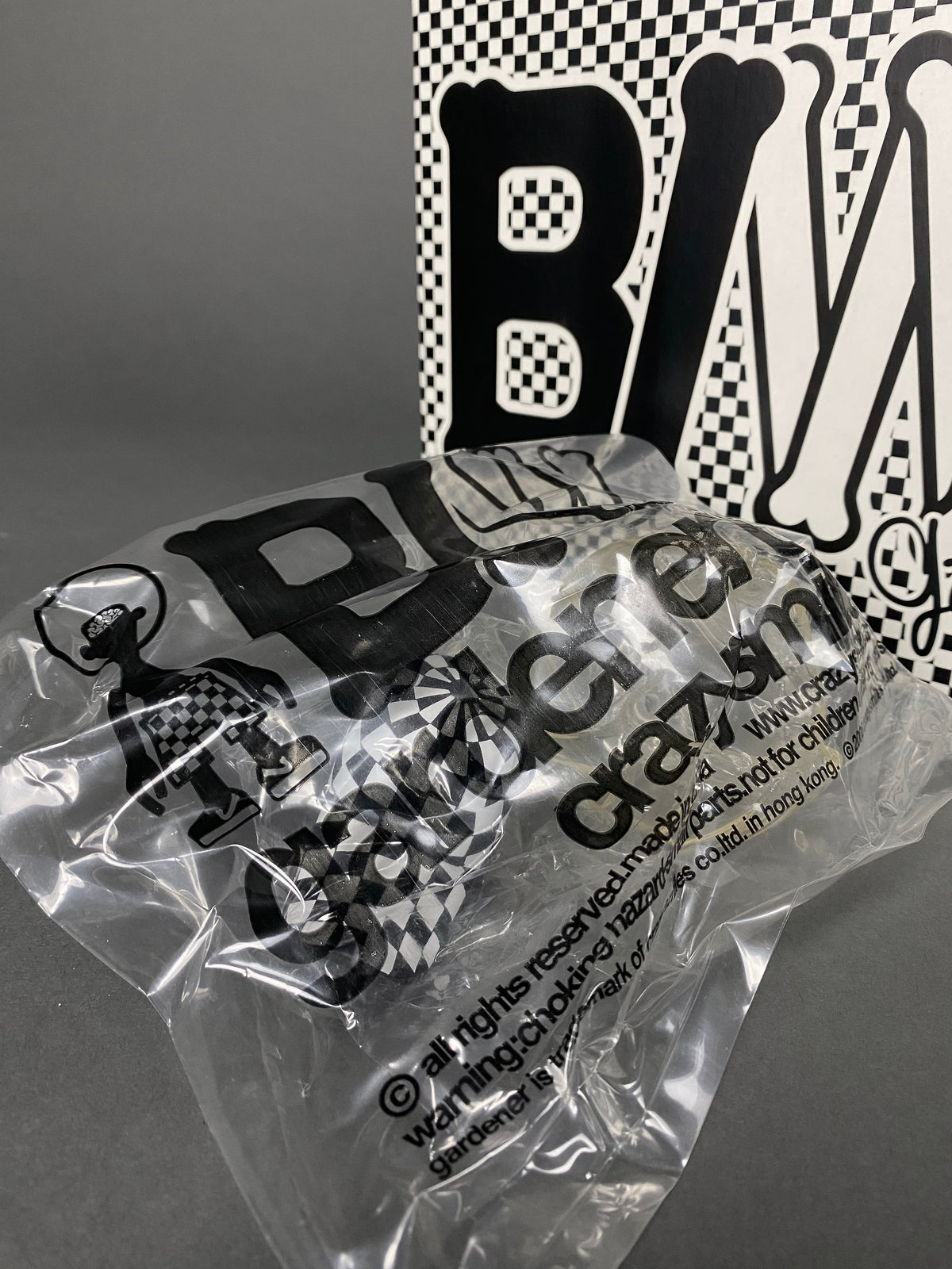 Sealed White Body Black Bone Designer Toy by Michael Lau 2006 - Art Toys